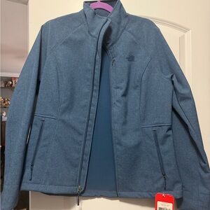 The North Face Womens Heathered Blue Performance Jacket